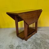 Arts and Crafts oak drop leaf table circa 1900.