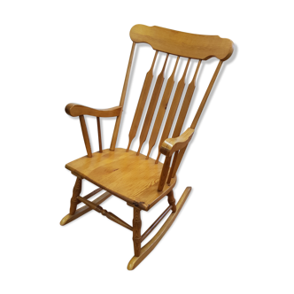 Rocking chair en pin massif