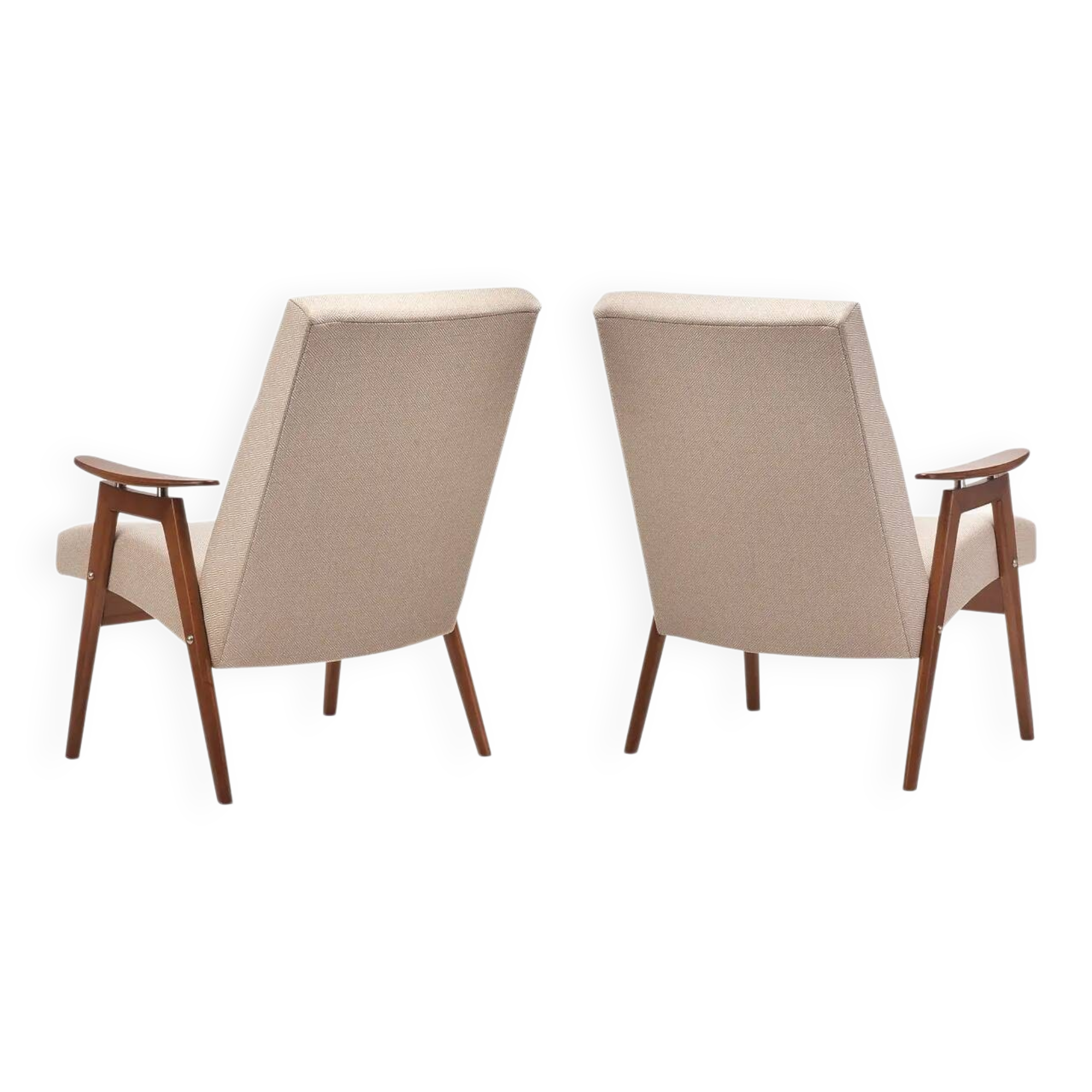 Paire de fauteuils TON type 6950