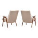 Paire de fauteuils TON type 6950