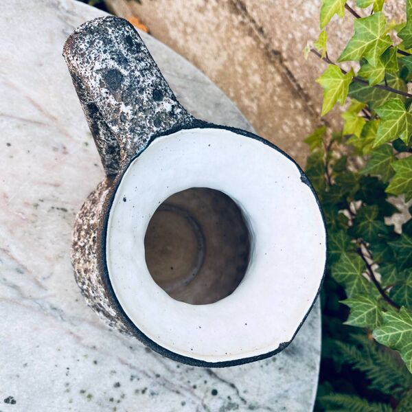 Vase lave grasse par Alain Rufas Vallauris années 1960