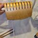 Ikea Strimma wooden wall lights, 1980s, Scandinavian design.