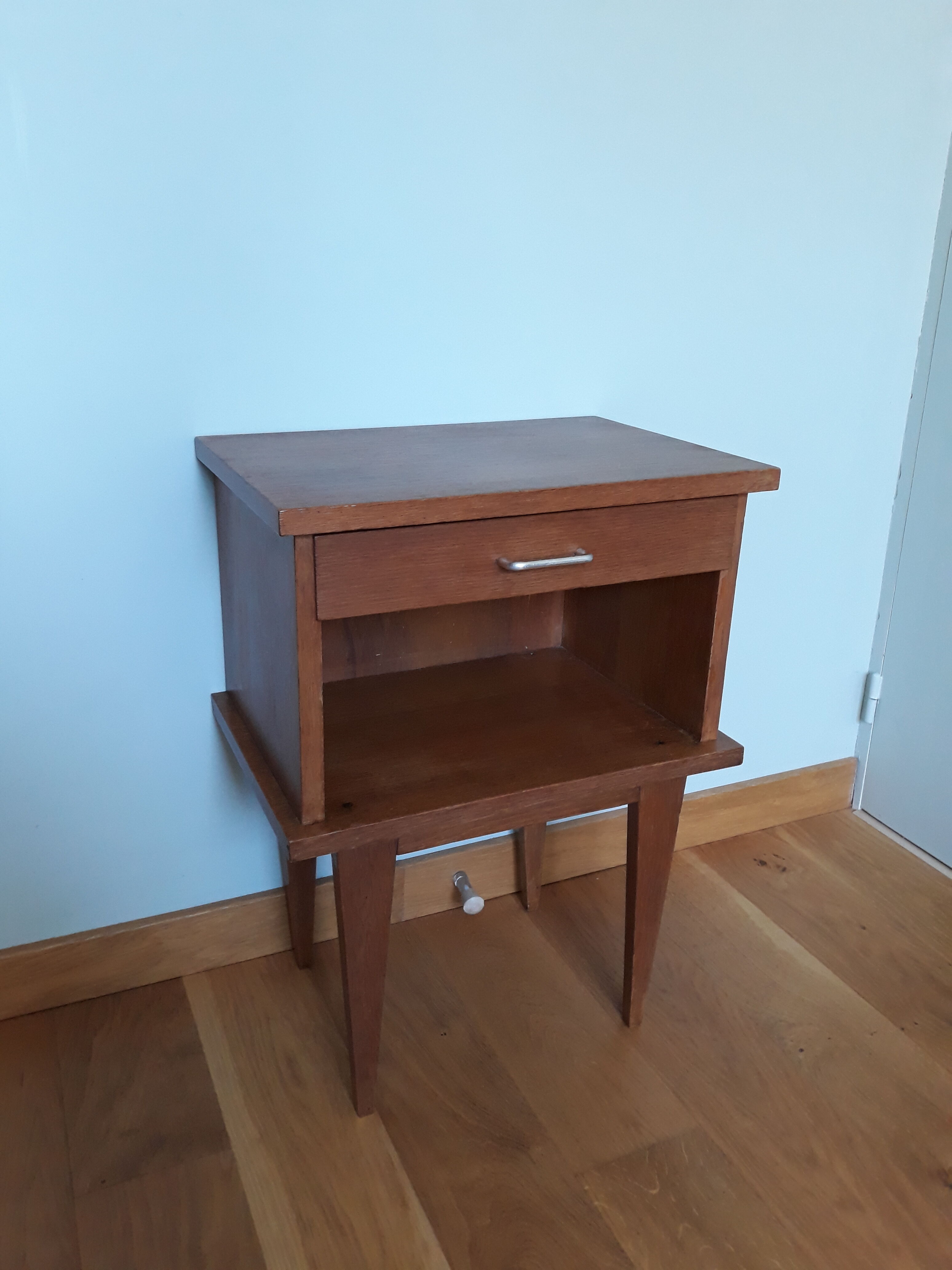 Bedside night table in Scandinavian style