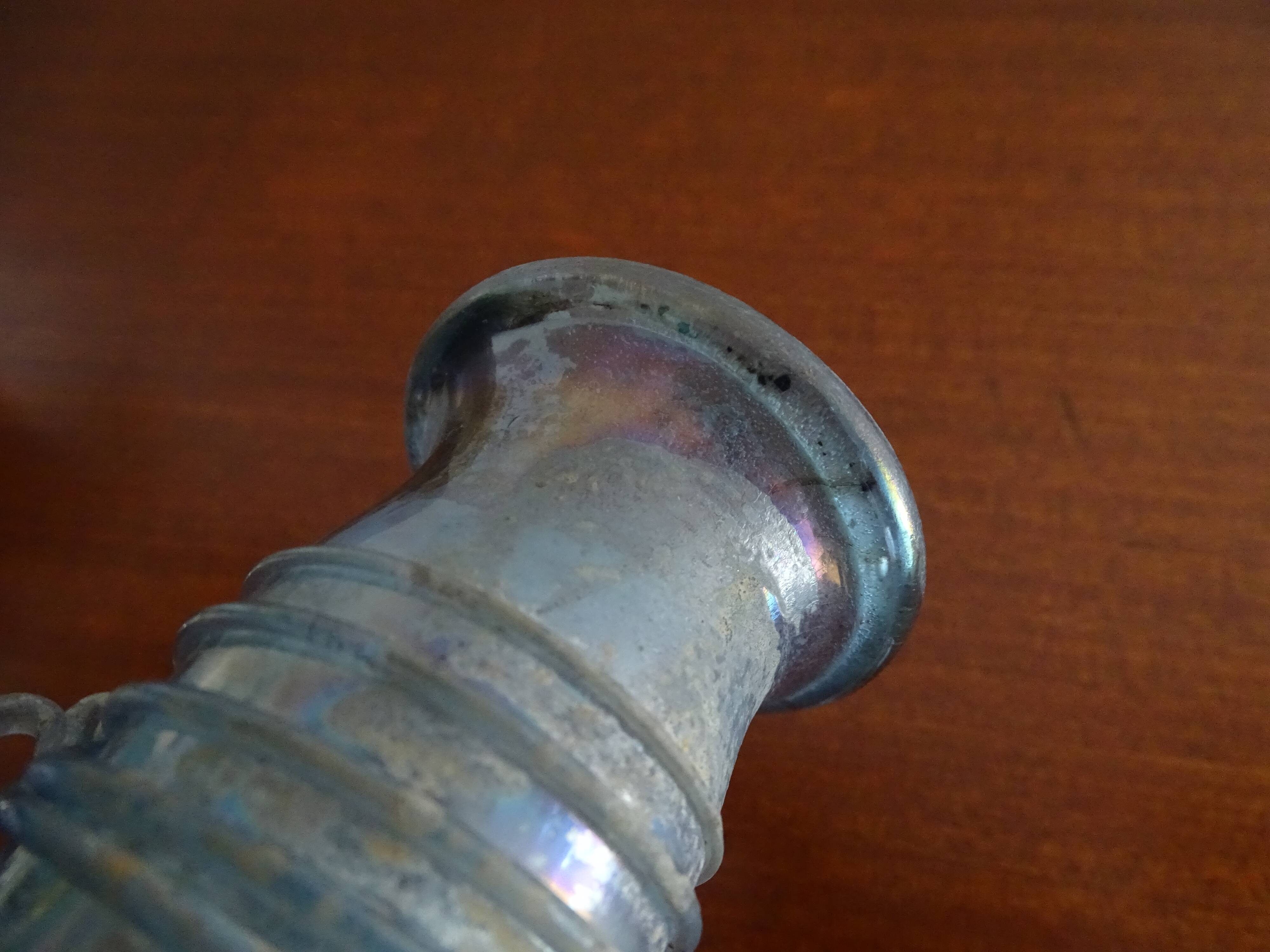 Vase Scavo Seguso Vetri d'Arte iridescent glass Murano 1950