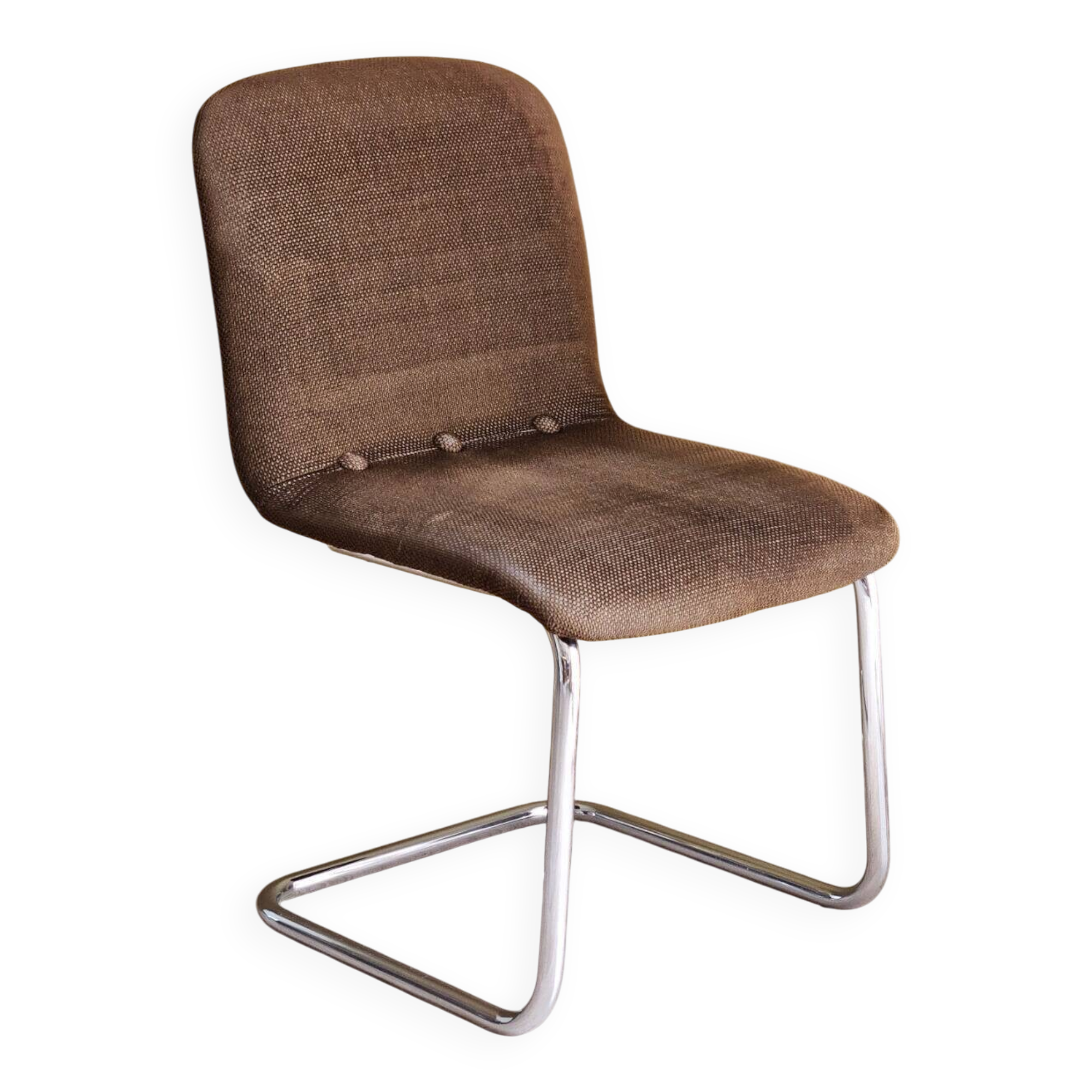 Vintage chair in chrome tubing – 1960s/70s