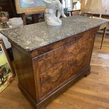 Commode Louis Philippe en noyer