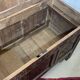 19th-century English oak chest