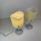 Pair of Italian Opaline Table Lamps, 1990s