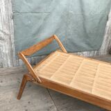 Bed folding a person
