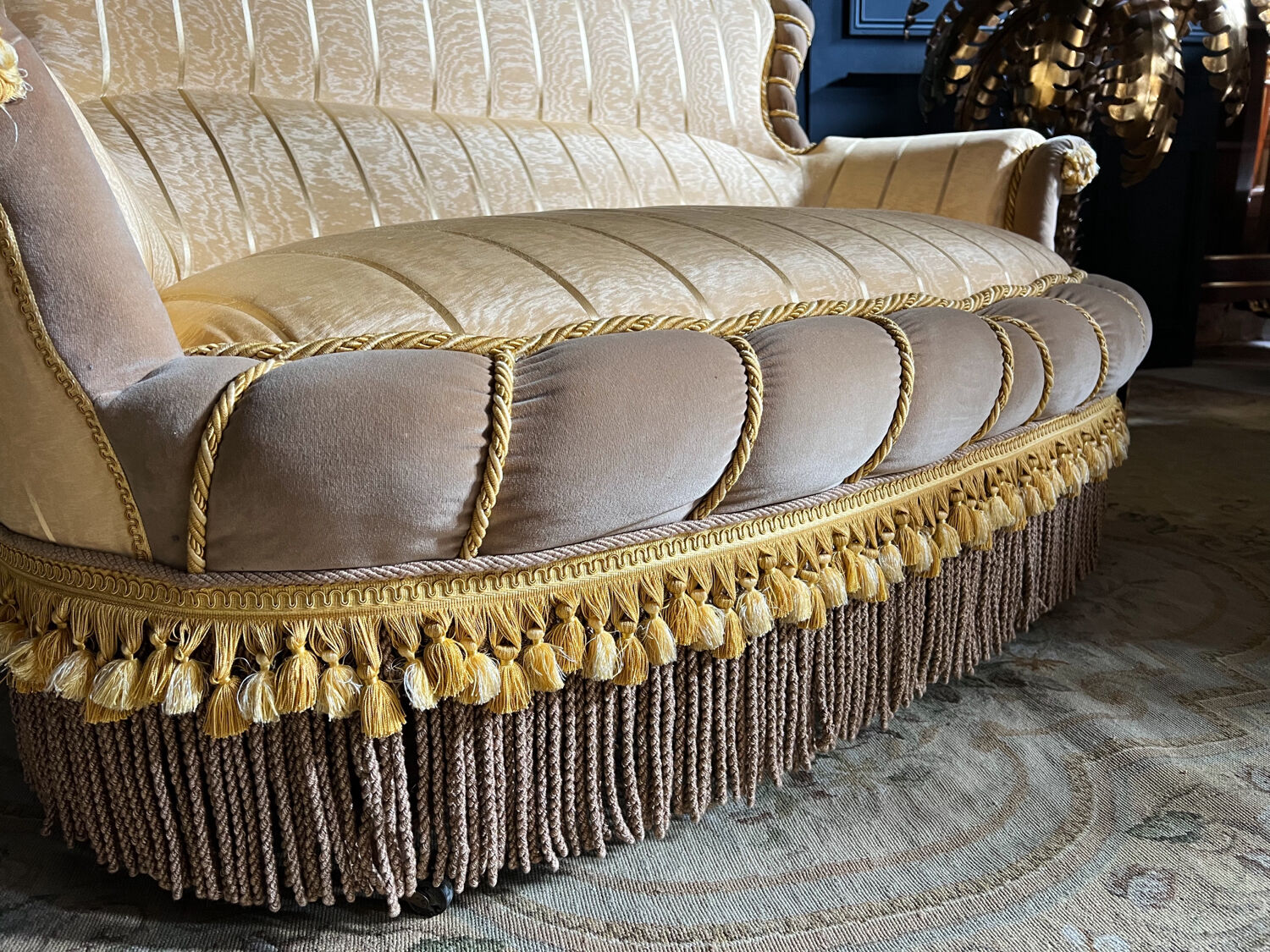 Napoleon III period sofa