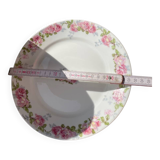 Set of 34 porcelain plates, flower pattern