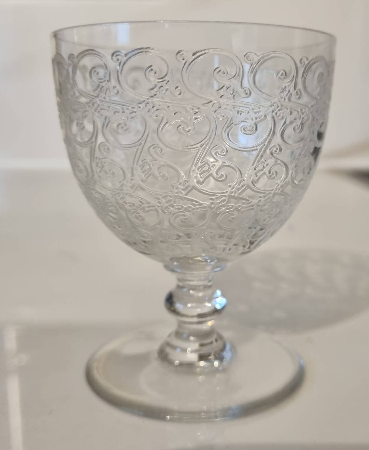 Red wine glass Baccarat model Rohan