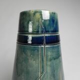 Art Deco Flemish vase with floral motifs, 1920s