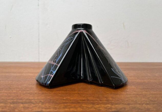 Postmodern West German pottery vase by Steuler, 1980s.