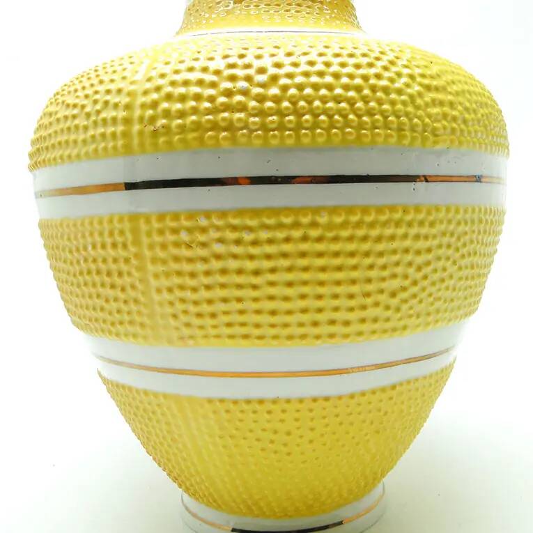 Vase, mid-century modern postmodernism, ceramics, Poland, 1970s