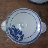 Badonviller Blue Flowers Dish Series