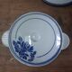 Série de plats Badonviller Fleurs bleues