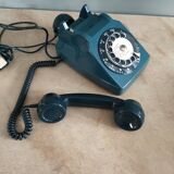 vintage blue telephone socotel