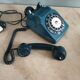 vintage blue telephone socotel