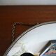 Round barber mirror 28.5 cm vintage 1960