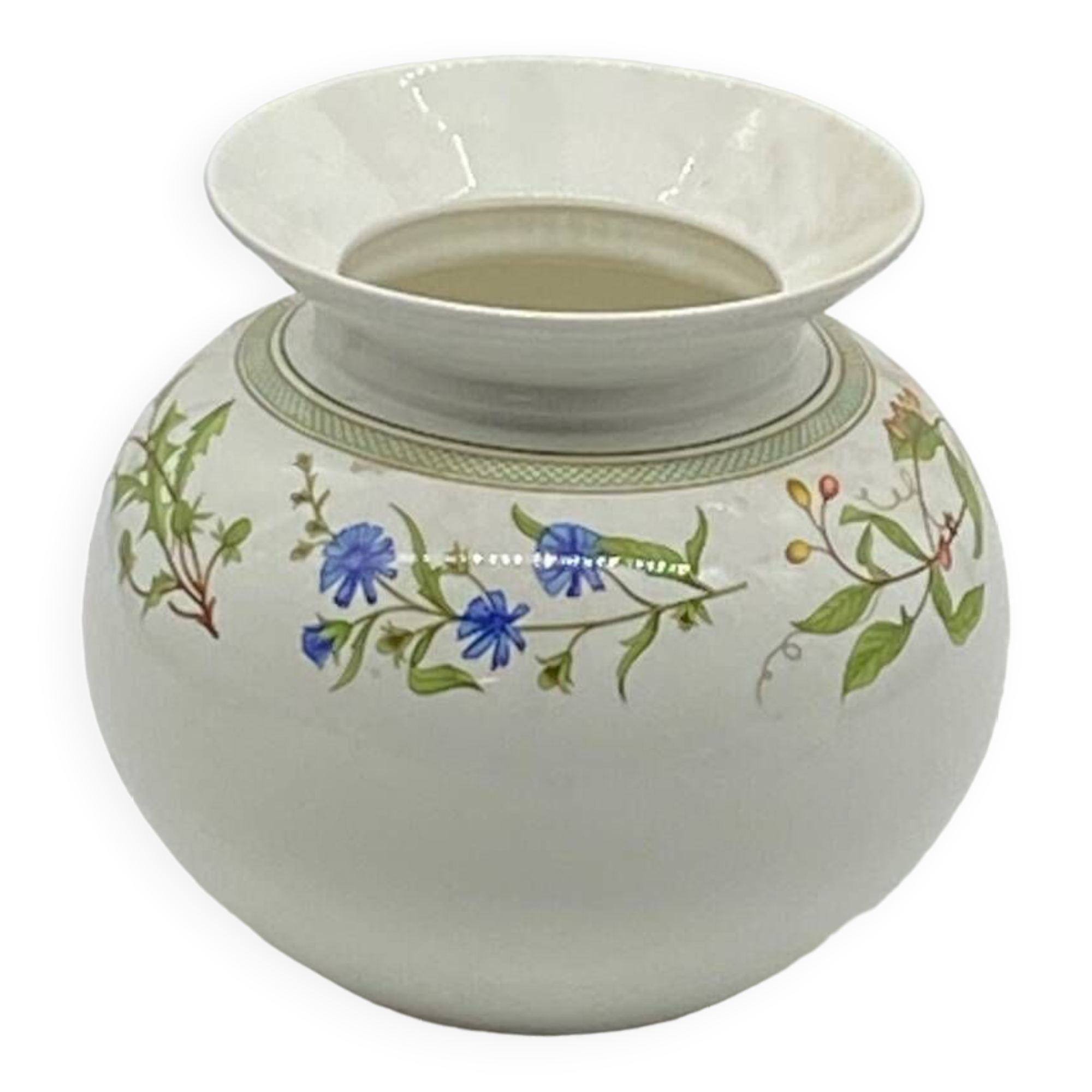 Cache pot / vase Villeroy & Boch, Éden, décor floral