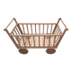 Large period cradle on wheels / Baker's cart, circa 1930-50