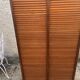 Classeur double à rideaux en bois Radia, années 50-60