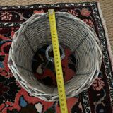 Natural wicker lampshade