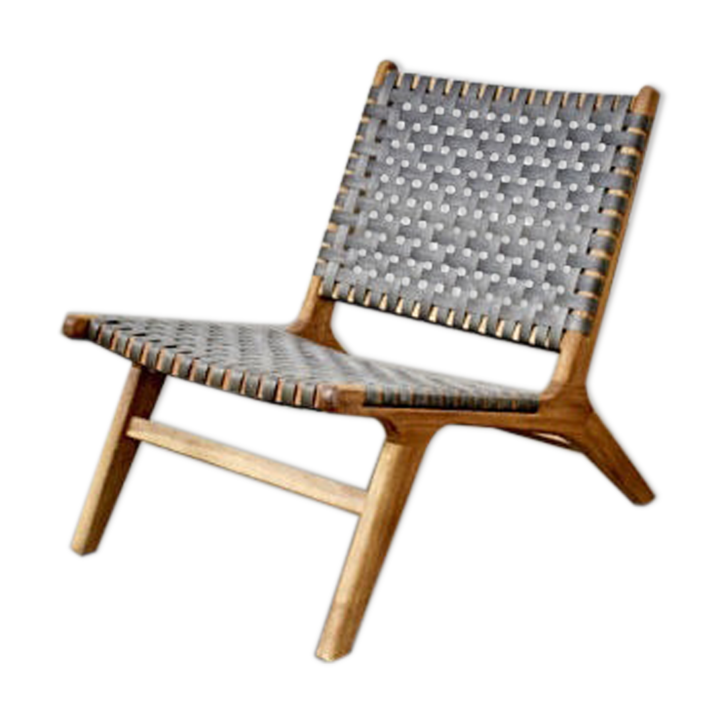 Armchair vintage and braiding