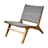 Armchair vintage and braiding