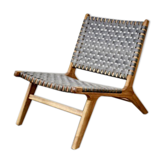 Armchair vintage and braiding