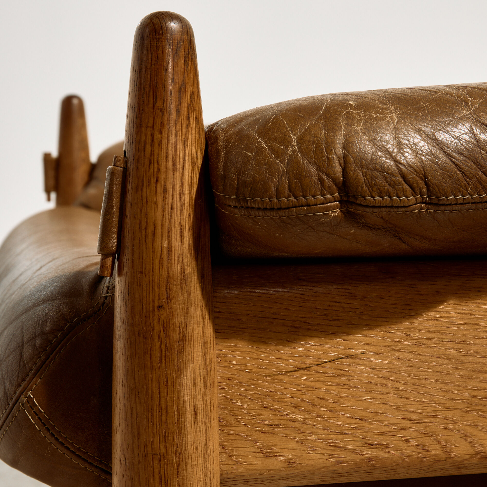 Danish leather lounge chair