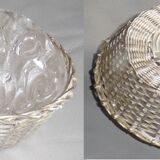 Flower picks on basket base