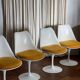 Tulip Knoll Table Saarinen + 4 chairs – Vintage design – Calacatta marble
