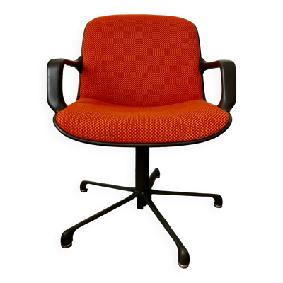Fauteuils de bureau vintage orange pour Comforto 1980