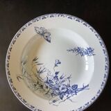 19th century Carmen iron earth soup plate dimensions: diameter -24 cm