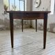 Table de ferme noyer pieds fuseaux 1950