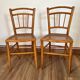Pair of cane chairs