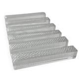 6 crystal knife rests with diamond point