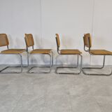 Marcel Breuer cesca dining chairs set of 4