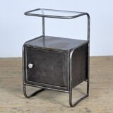 2 iron bedside tables, 1950s