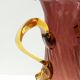 Brown and Yellow Murano Glass Amphora Vase by Fratelli Toso, Italy