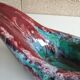 Large sculptural bowl Longwy Tourmalines, France, 1960s