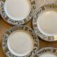 Set of 6 vintage flat plates model Elisabeth from HBCM