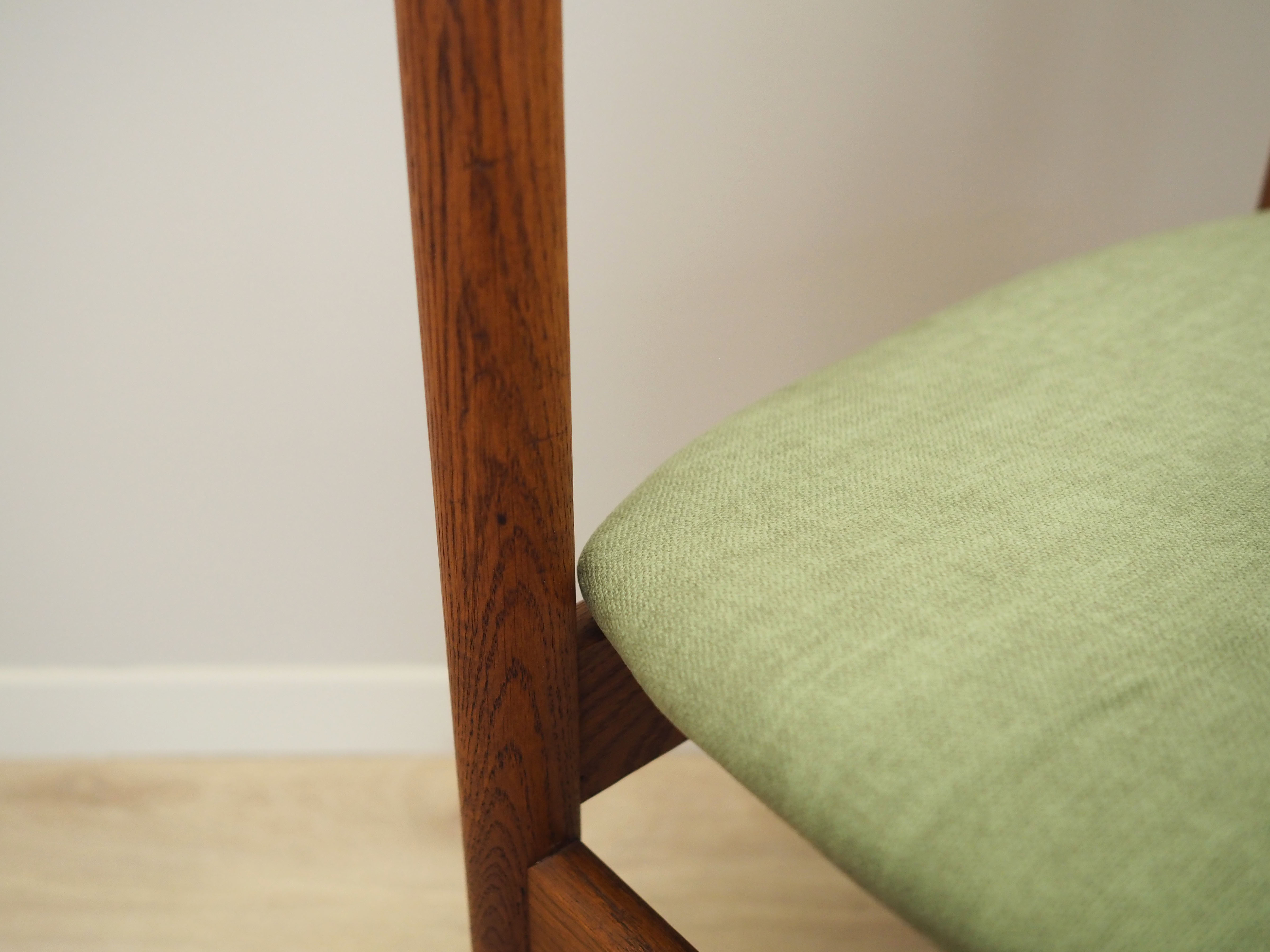 Set of two oak chairs, Danish design, 1960s, designer: Jørgen Baekmark, manufacturer: FDB Møbler
