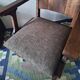 Antique Gothic Revival carved oak armchair, 1910