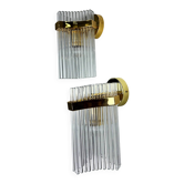 Pair of Gaetano Sciolari wall lights for Lightolier, Italy, circa 1970