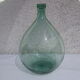 Canister dame-jeanne vdd glass molded green color 15 1/2 liters