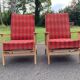 Vintage 70s Rosello deckchair