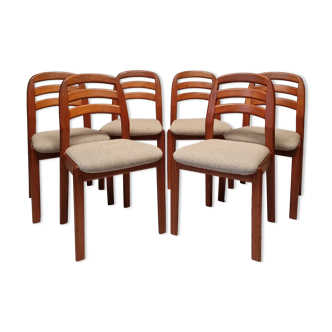 Suite de six chaises scandinaves